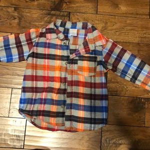 18-24 month Gymboree plaid flannel button up.